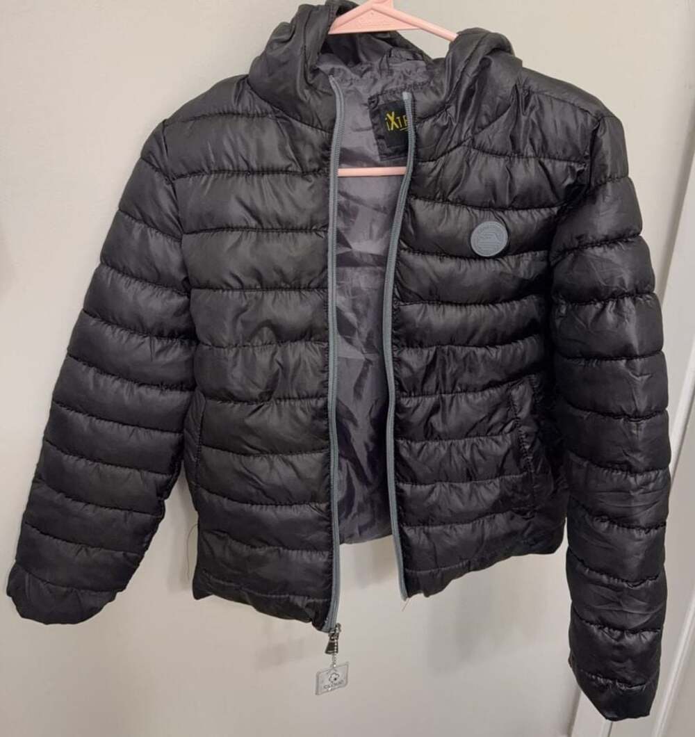 iXtreme Boys Black Puffer Jacket Size 10/12